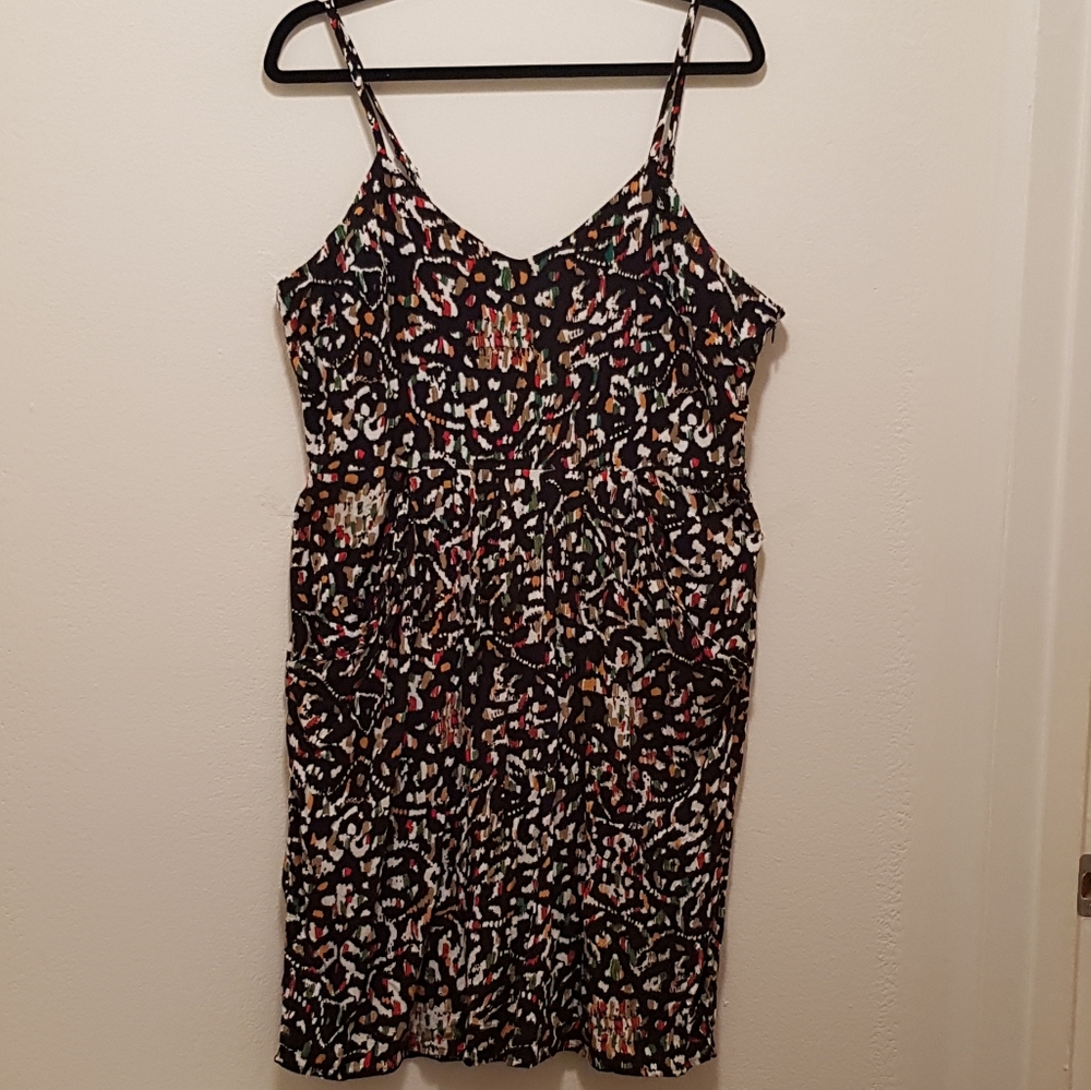 NWOT Mossimo Paint Ikat Print Dress
